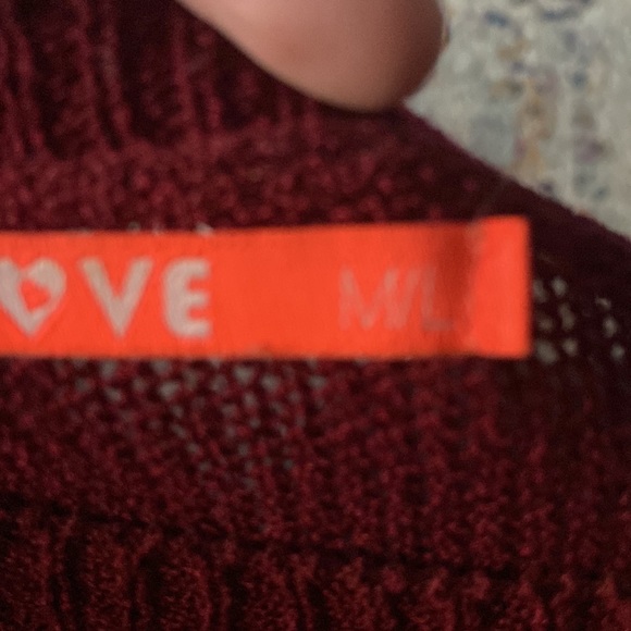 **5 for $20** Sweater with Sequin Sleeve - Picture 4 of 4